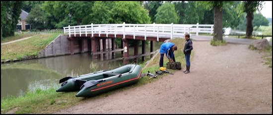 Vissen op de Kromme Rijn 21-06-2015